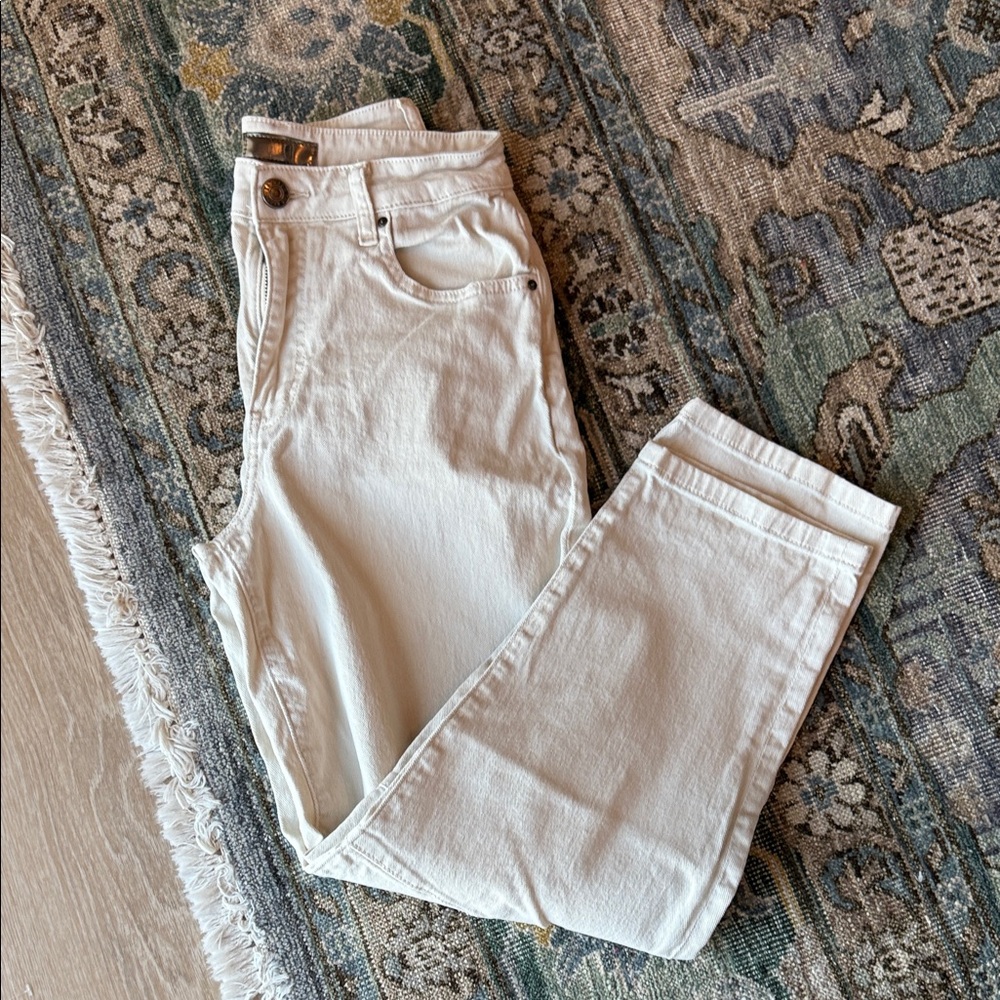 Kut from the Cloth Off White Women's Barrel Leg Jeans